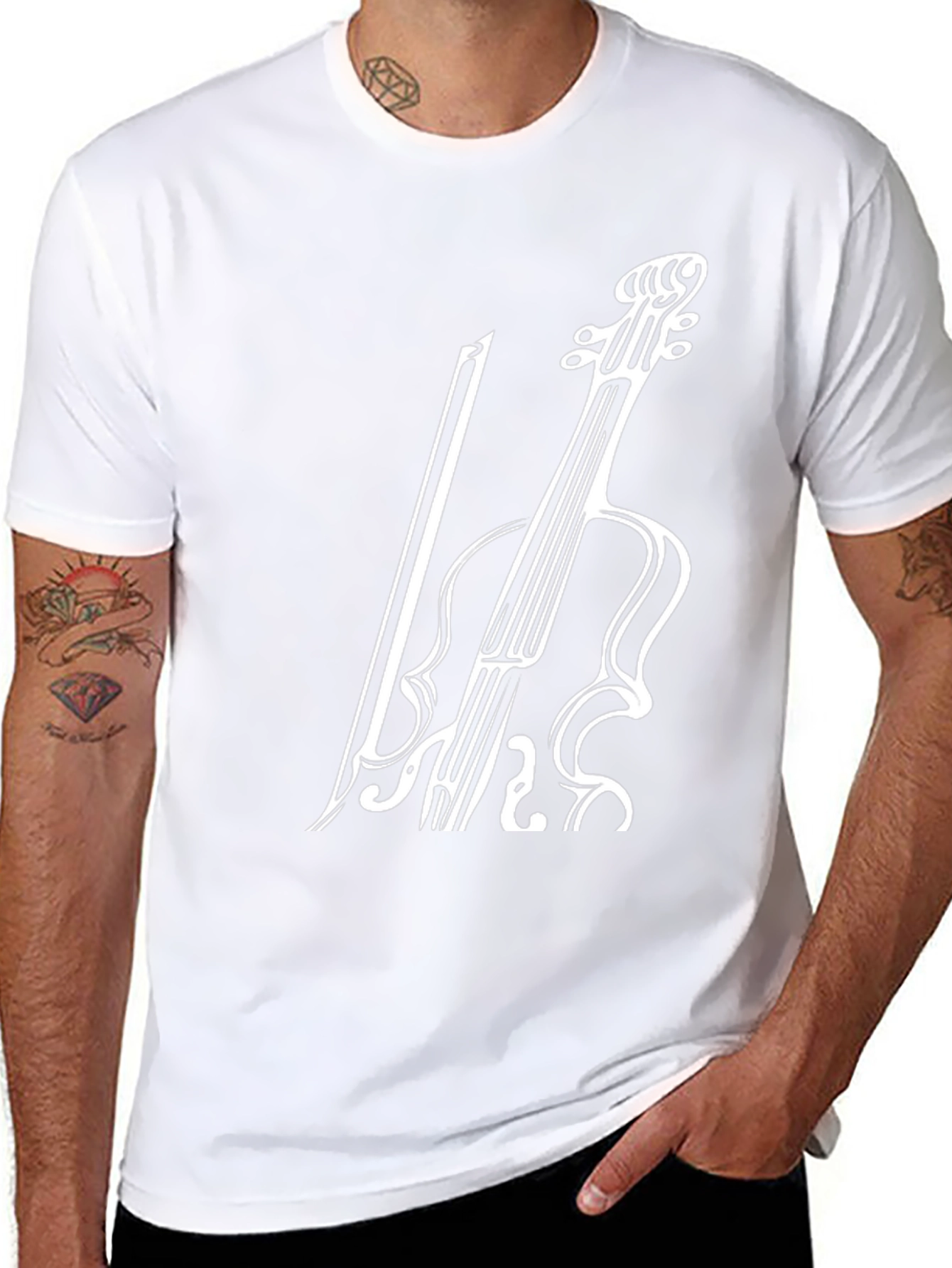Violin Graphic Tee - Musicians Style