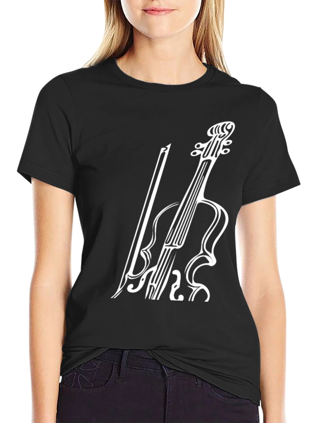 Violin Graphic Tee - Musicians Style