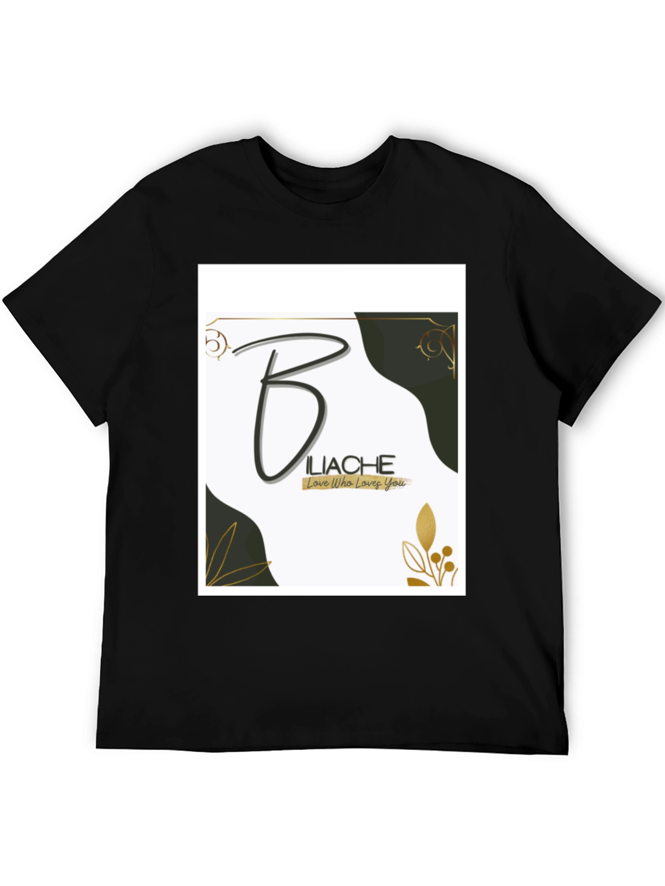 Elegant B Logo Graphic Tee - Love Who Loves You