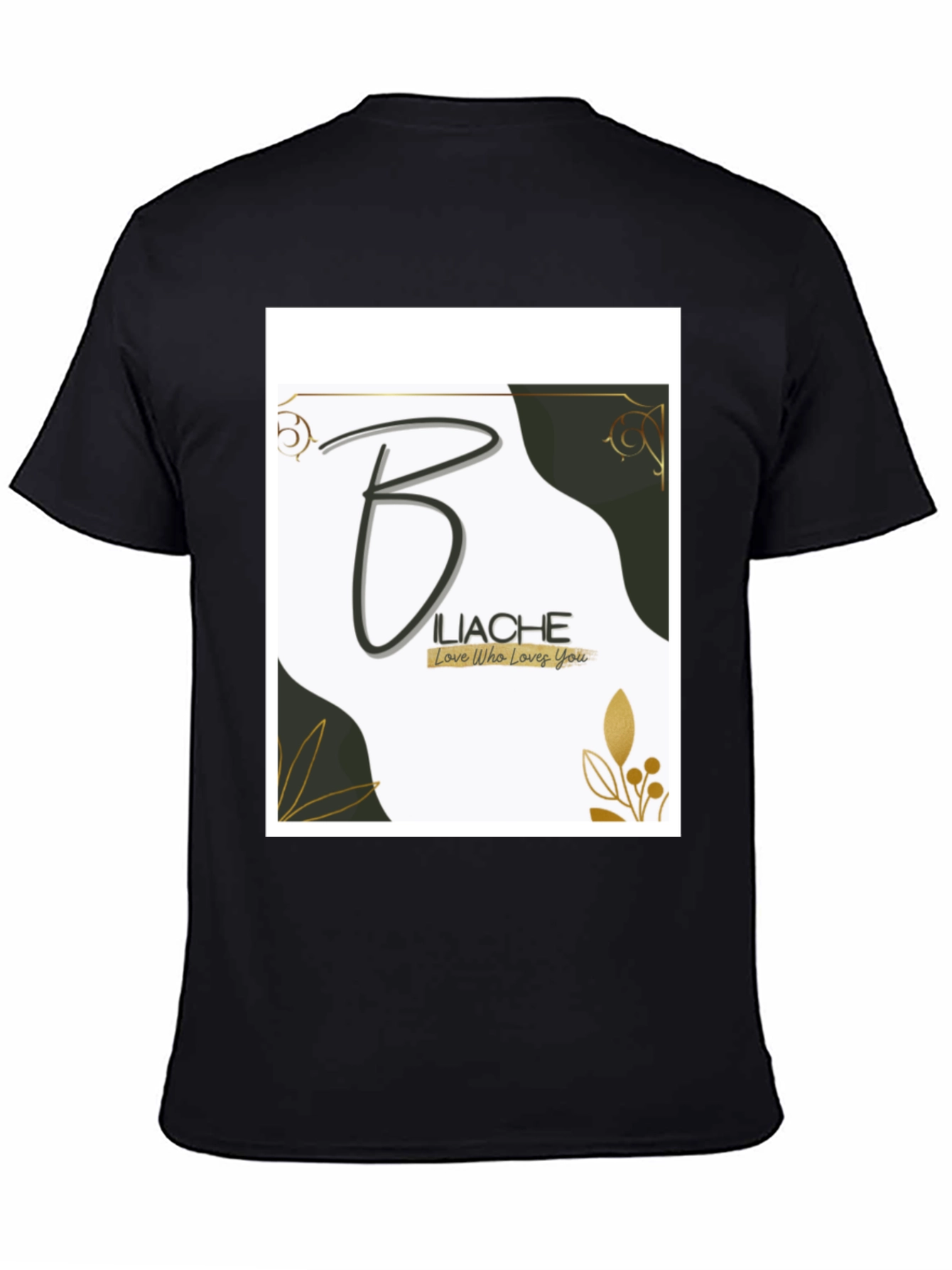 Elegant B Logo Graphic Tee - Love Who Loves You
