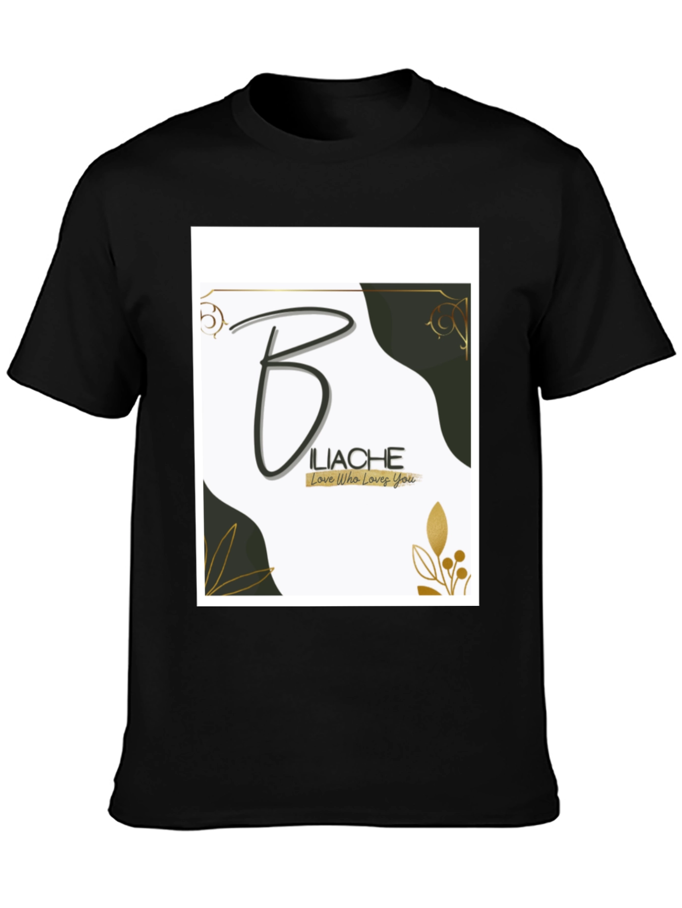 Elegant B Logo Graphic Tee - Love Who Loves You