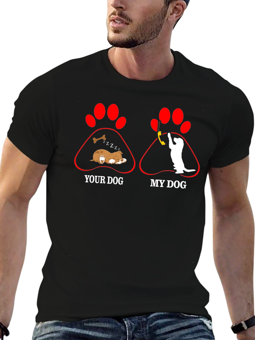 Funny Your Dog/My Dog Graphic Tee