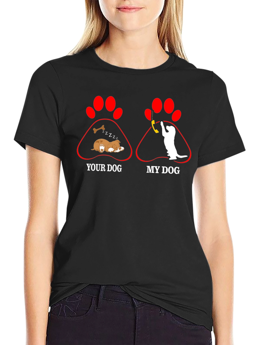 Funny Your Dog/My Dog Graphic Tee