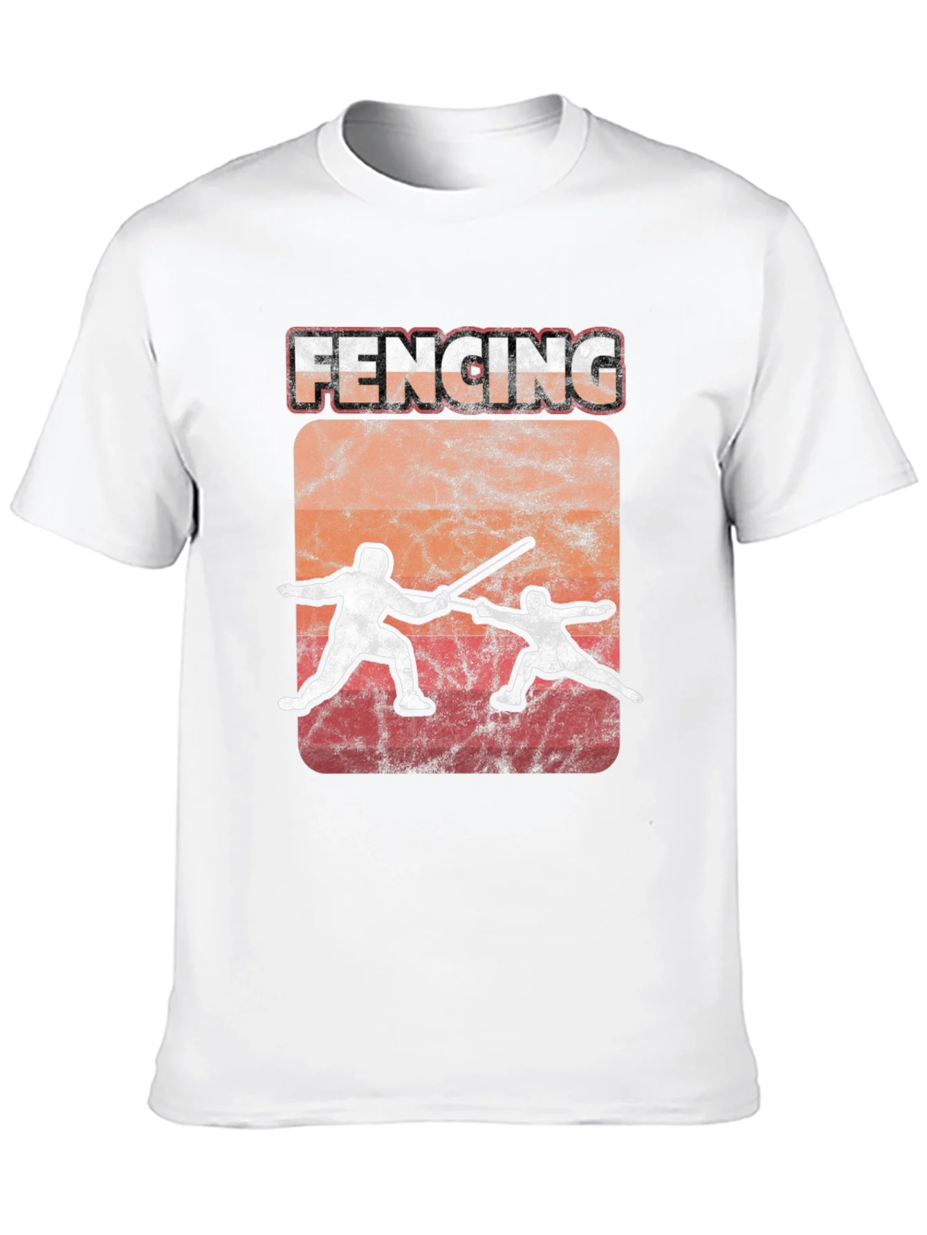 Fencing Vintage Graphic T-Shirt