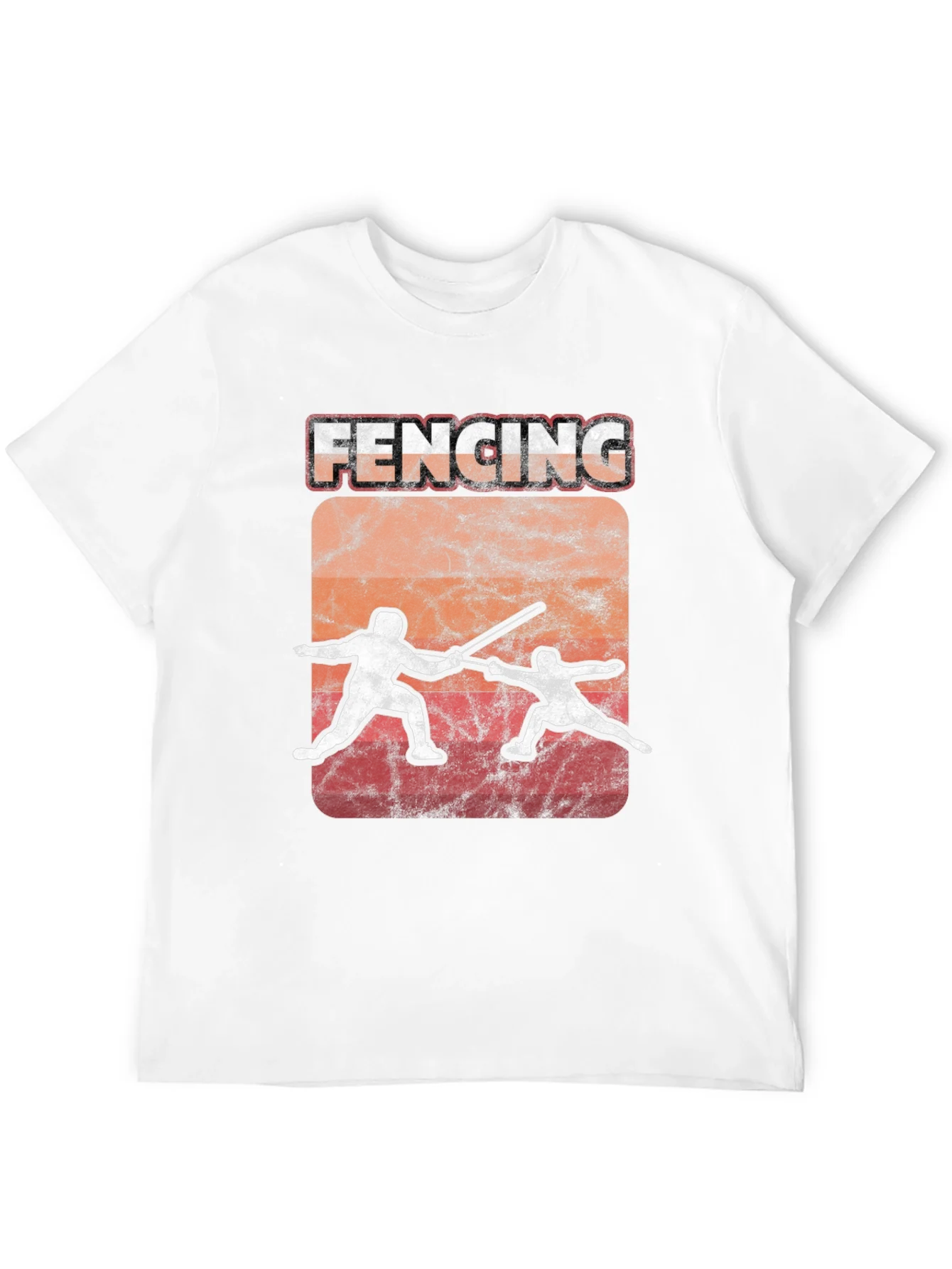 Fencing Vintage Graphic T-Shirt