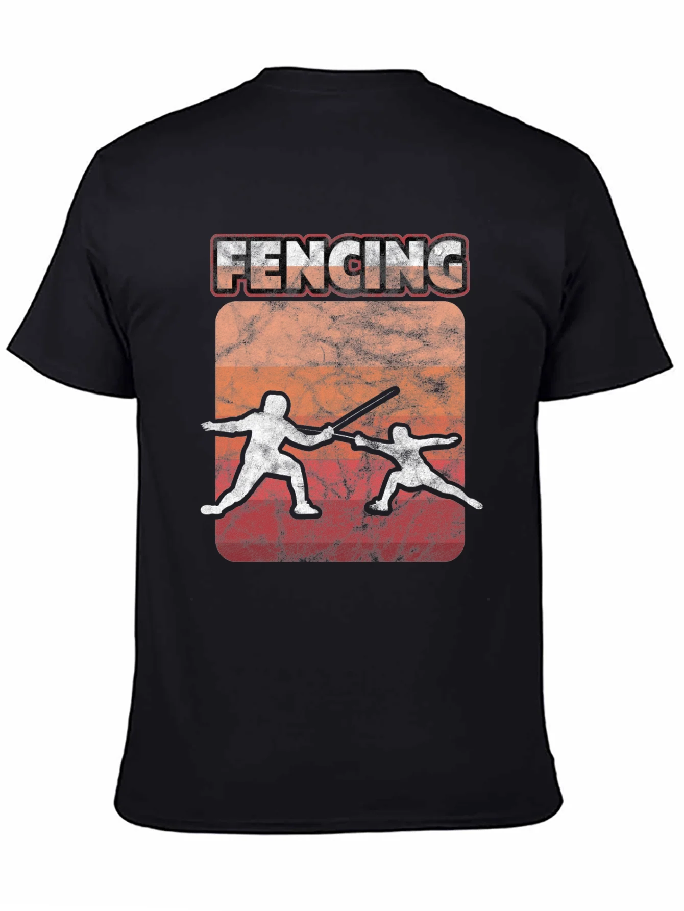 Fencing Vintage Graphic T-Shirt