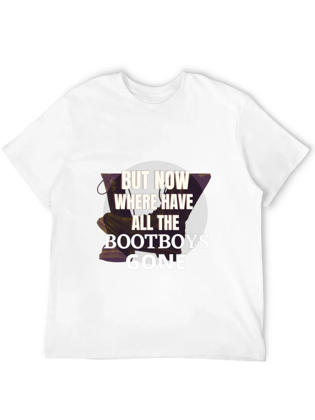Bootboys Gone Graphic Tee - Novelty Print Shirt