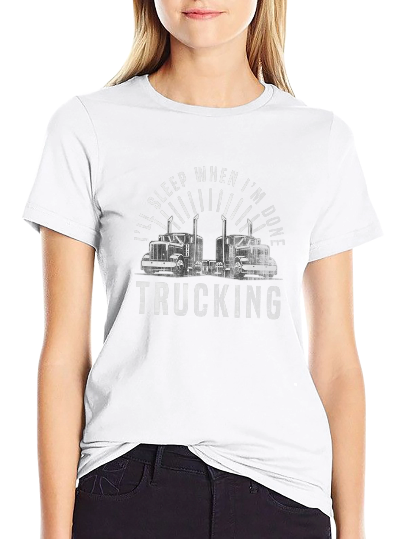 Ill Sleep When Im Done Trucking Graphic Tee