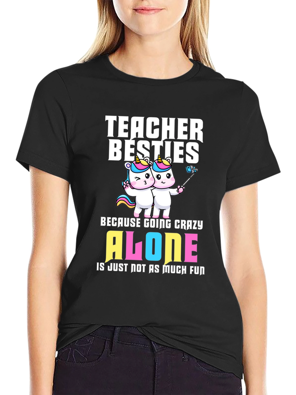 Teacher Besties Unicorn T-Shirt