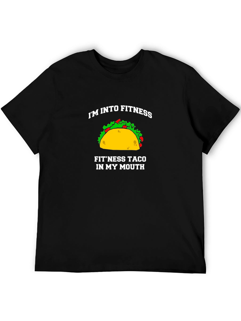 Fitness Taco Graphic Tee - Funny Workout Shirt