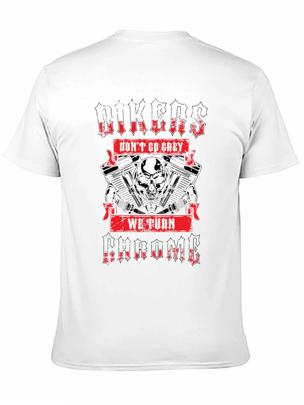 Biker Chrome Graphic T-Shirt