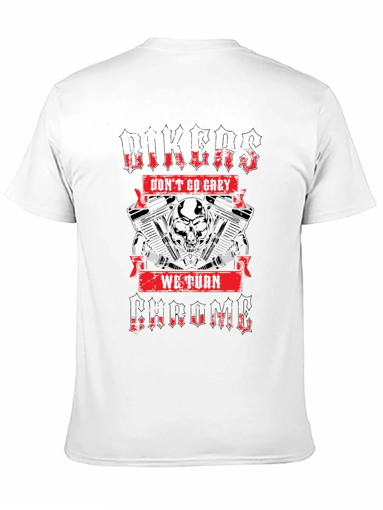 Biker Chrome Graphic T-Shirt
