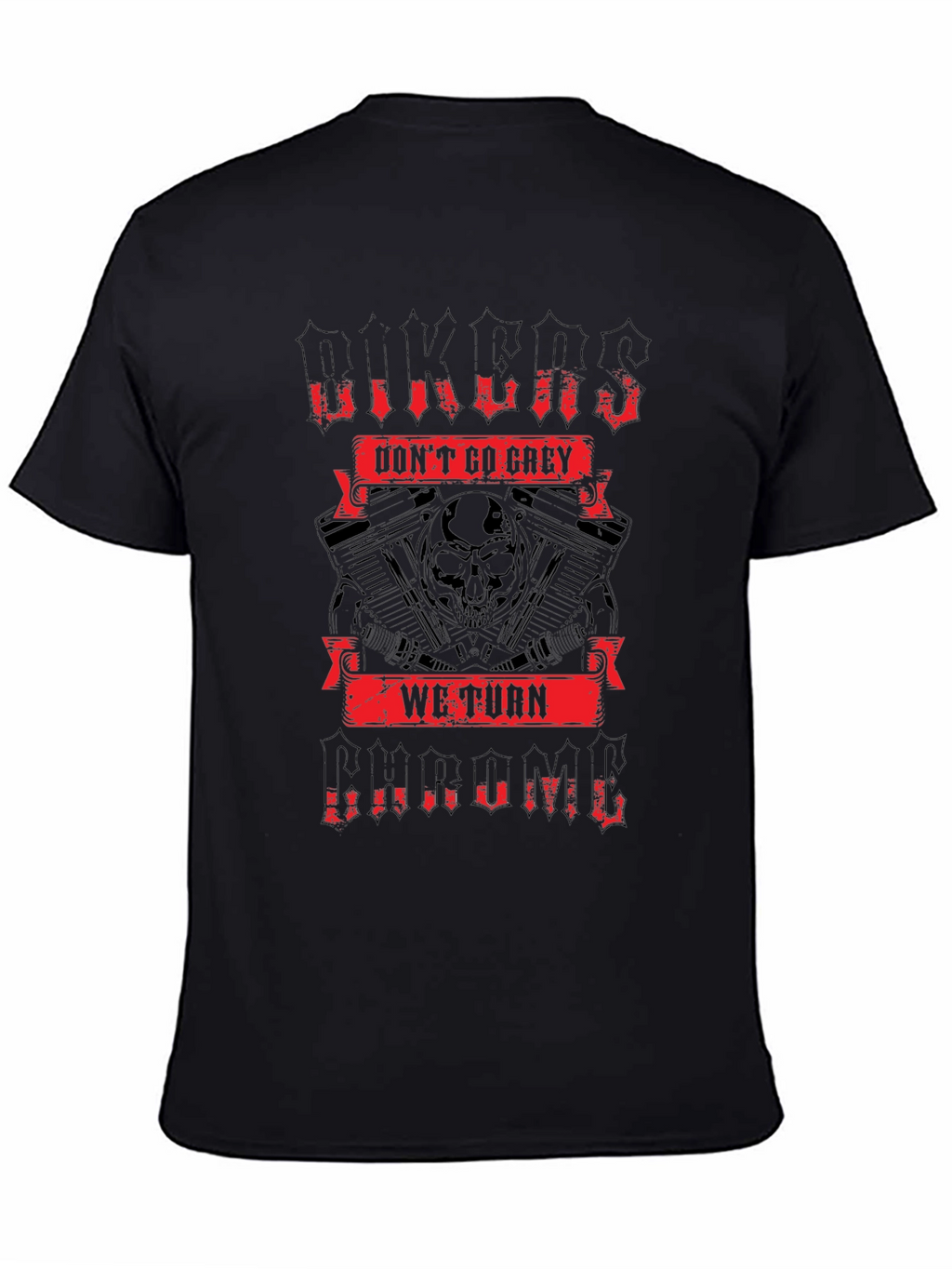 Biker Chrome Graphic T-Shirt
