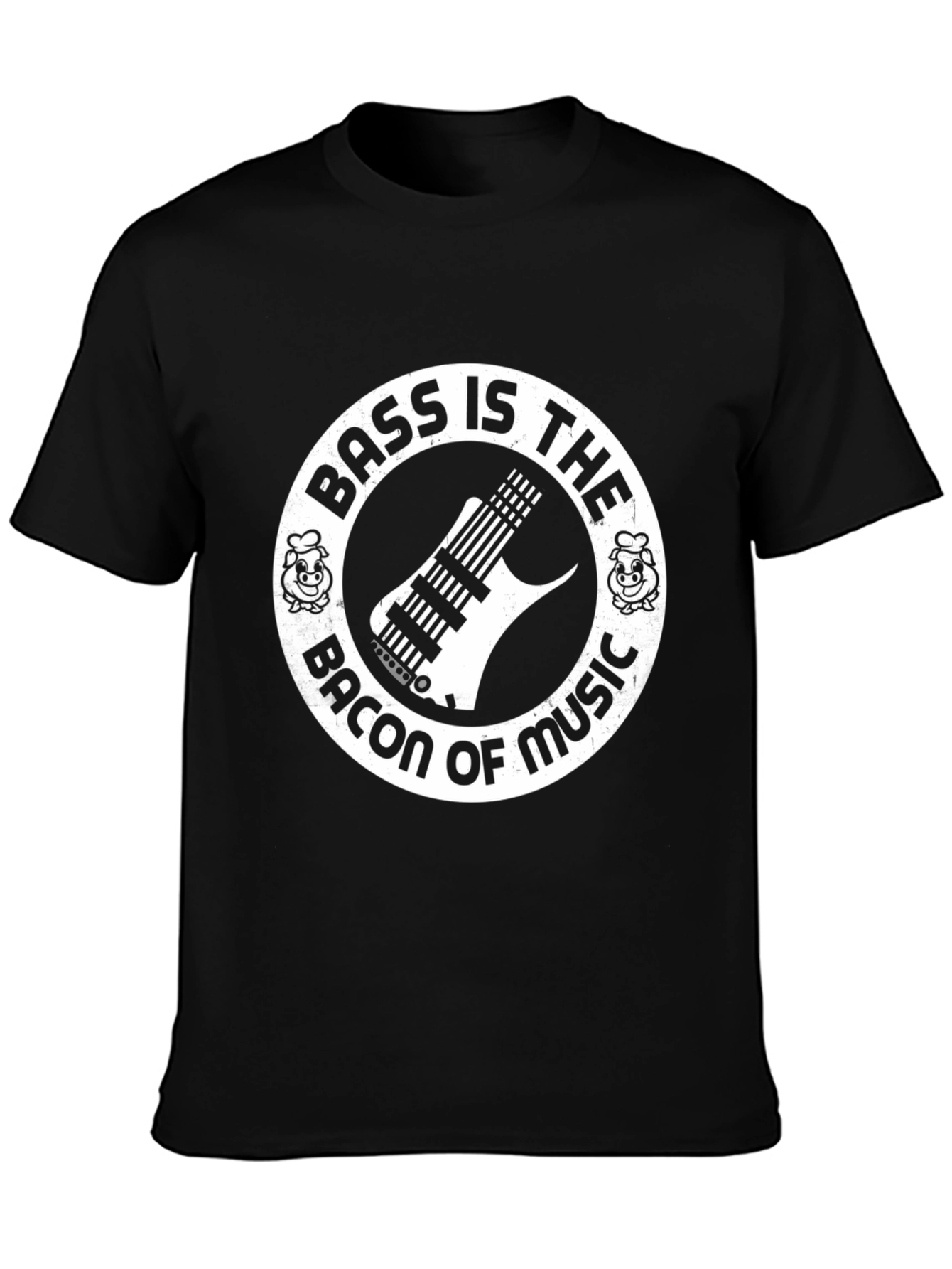 Bass is the Bacon of Music T-Shirt - Funny Musician Tee