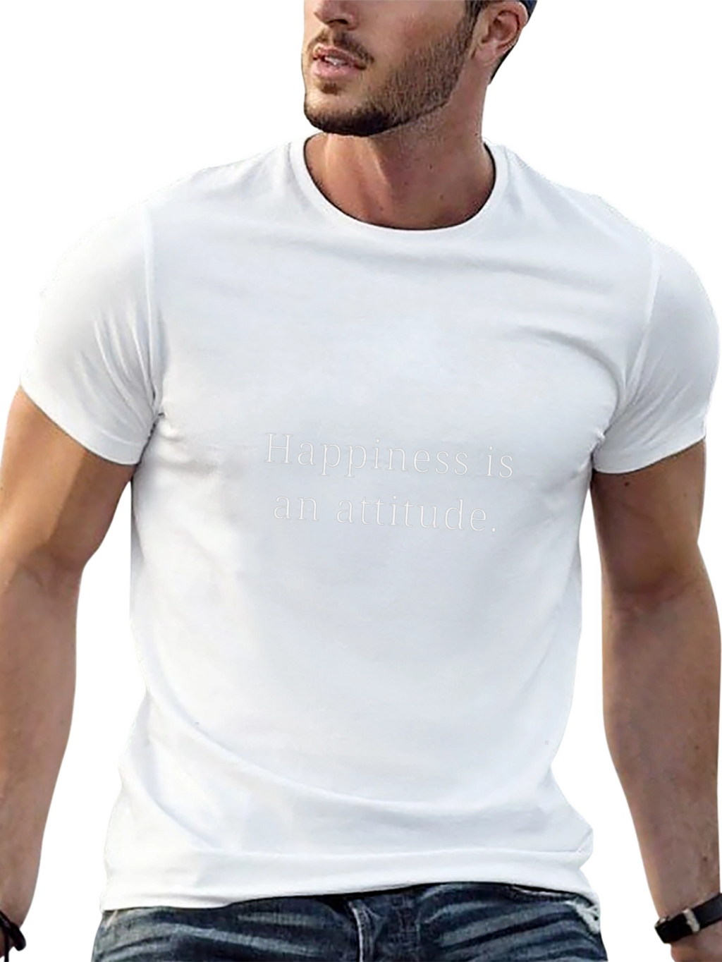 Happiness is an Attitude - Unisex T-Shirt