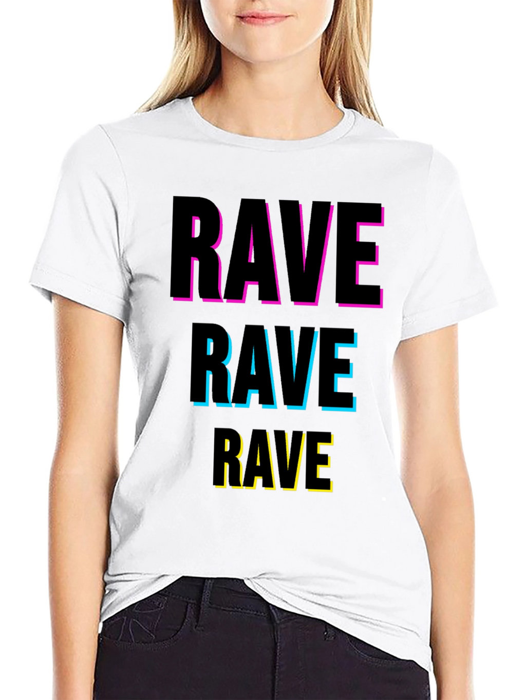 Rave Graphic Tee - Bold Party T-Shirt