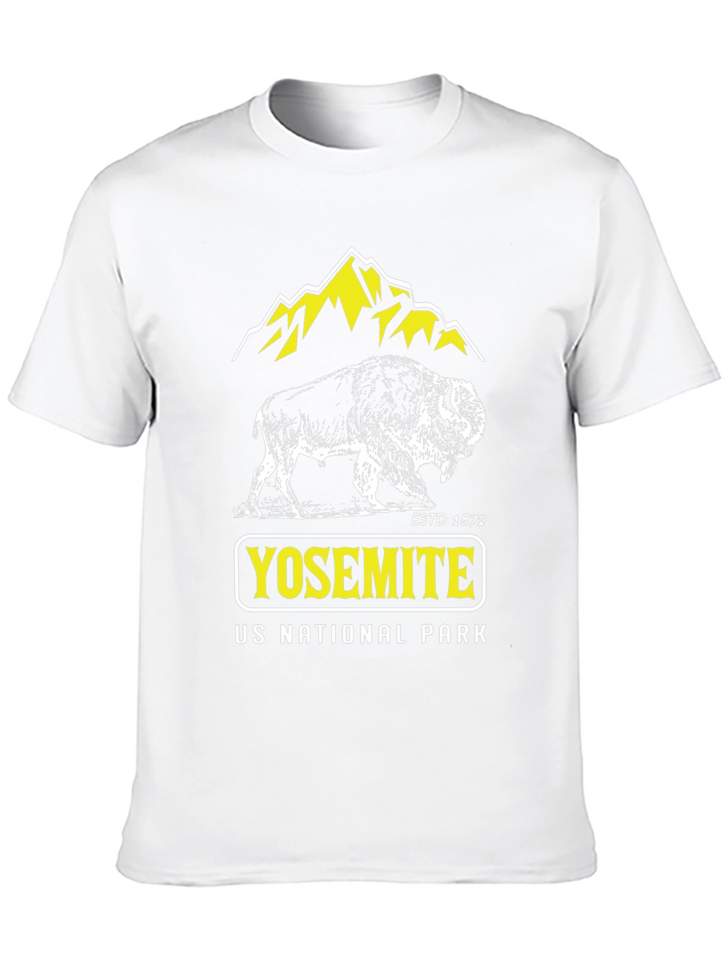 Yosemite National Park Black Graphic T-Shirt