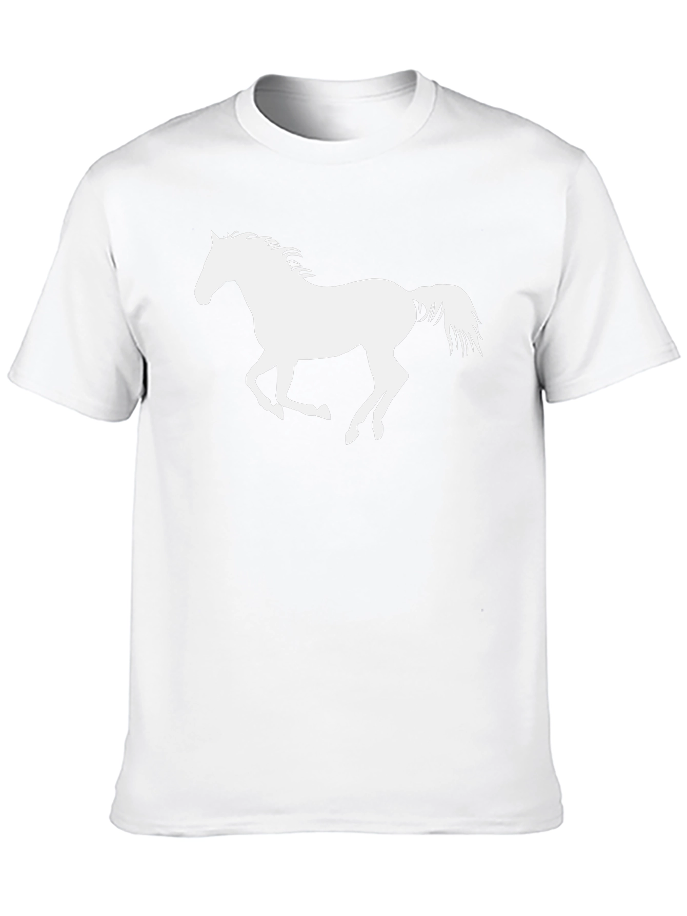 Black Horse Silhouette Graphic Tee
