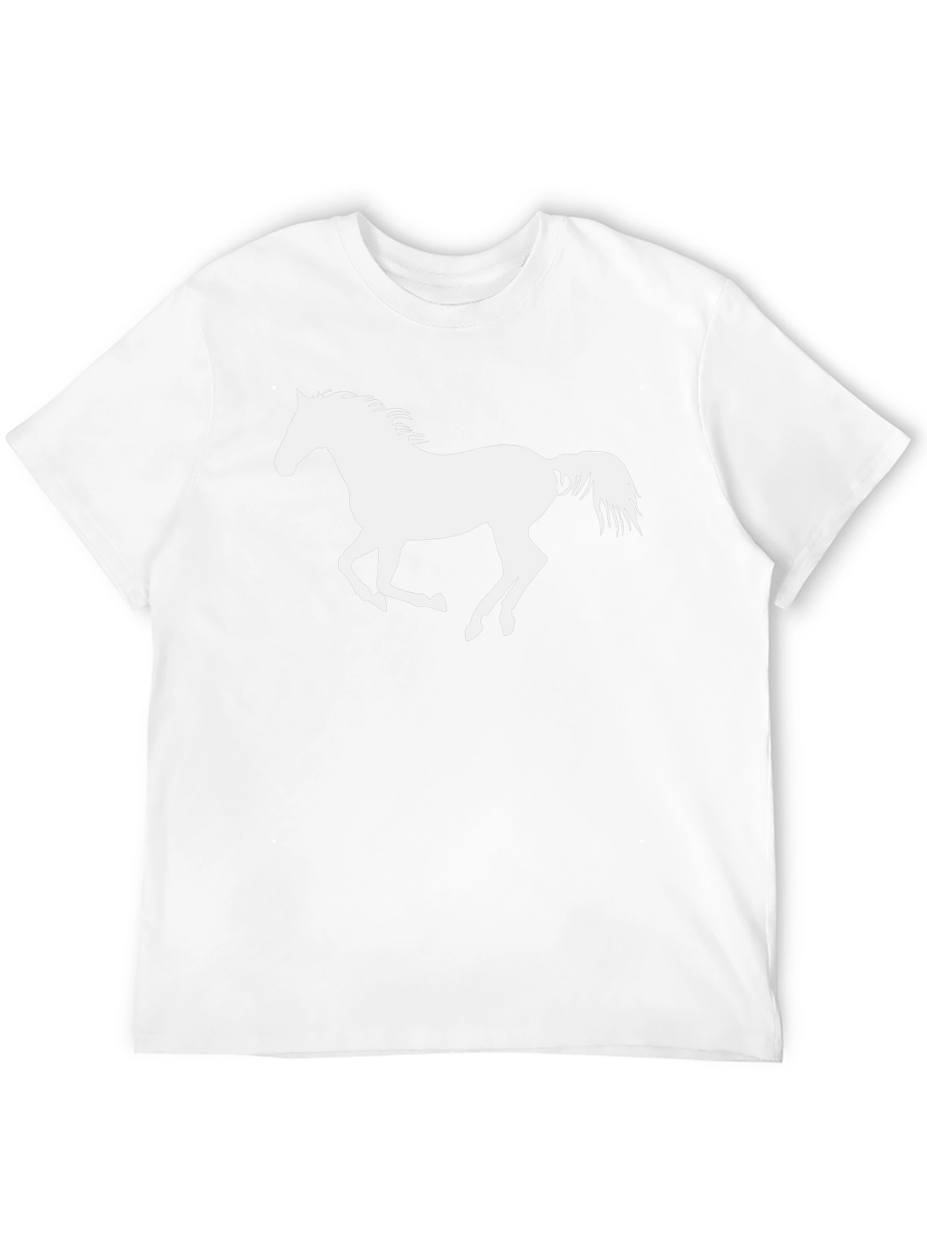 Black Horse Silhouette Graphic Tee