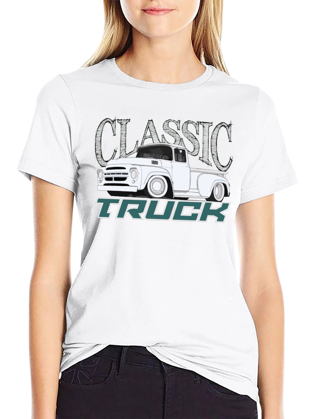 Vintage Truck Graphic Tee - Classic Car T-Shirt