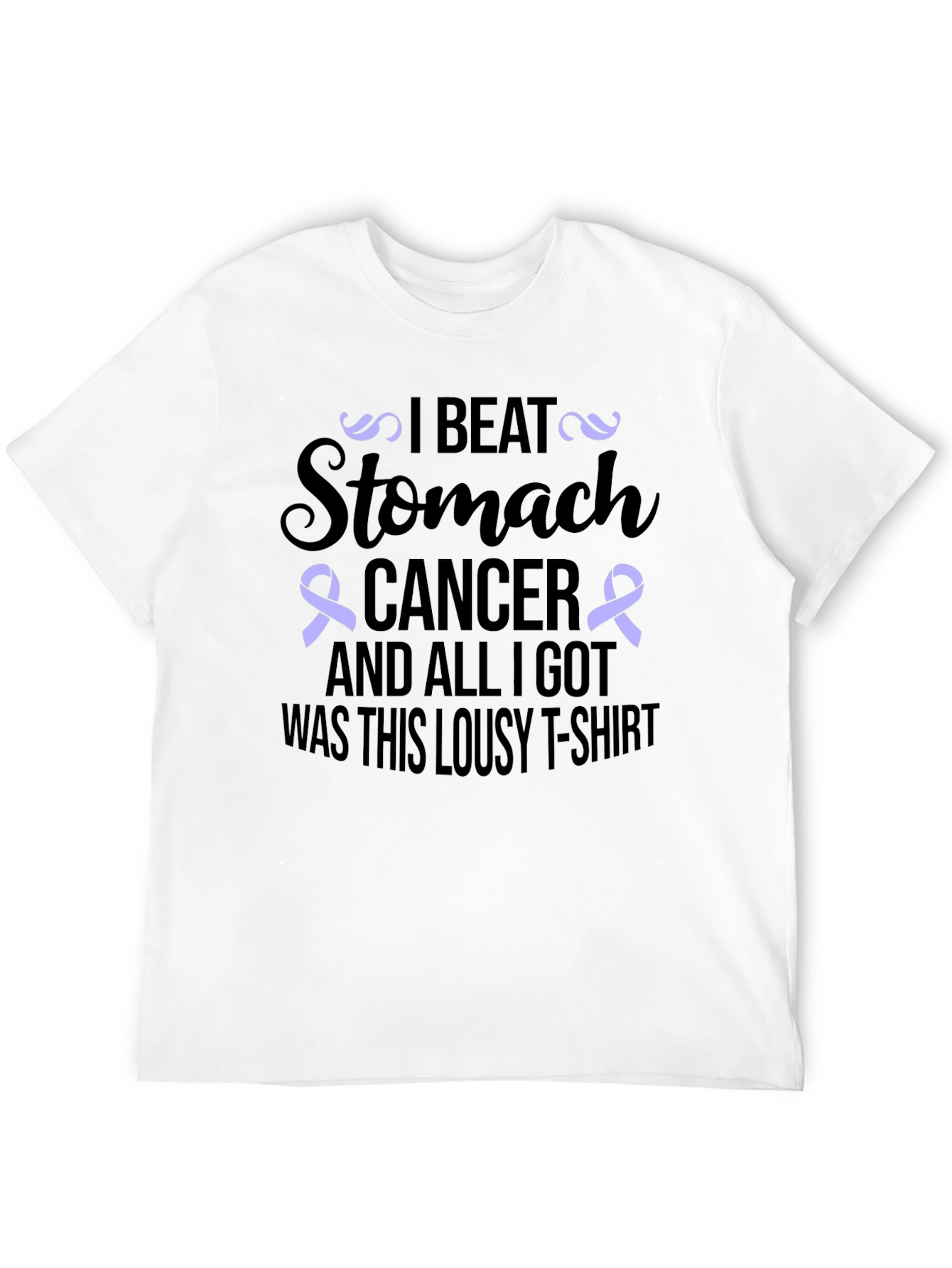 Stomach Cancer Awareness T-Shirt: I Beat Stomach Cancer