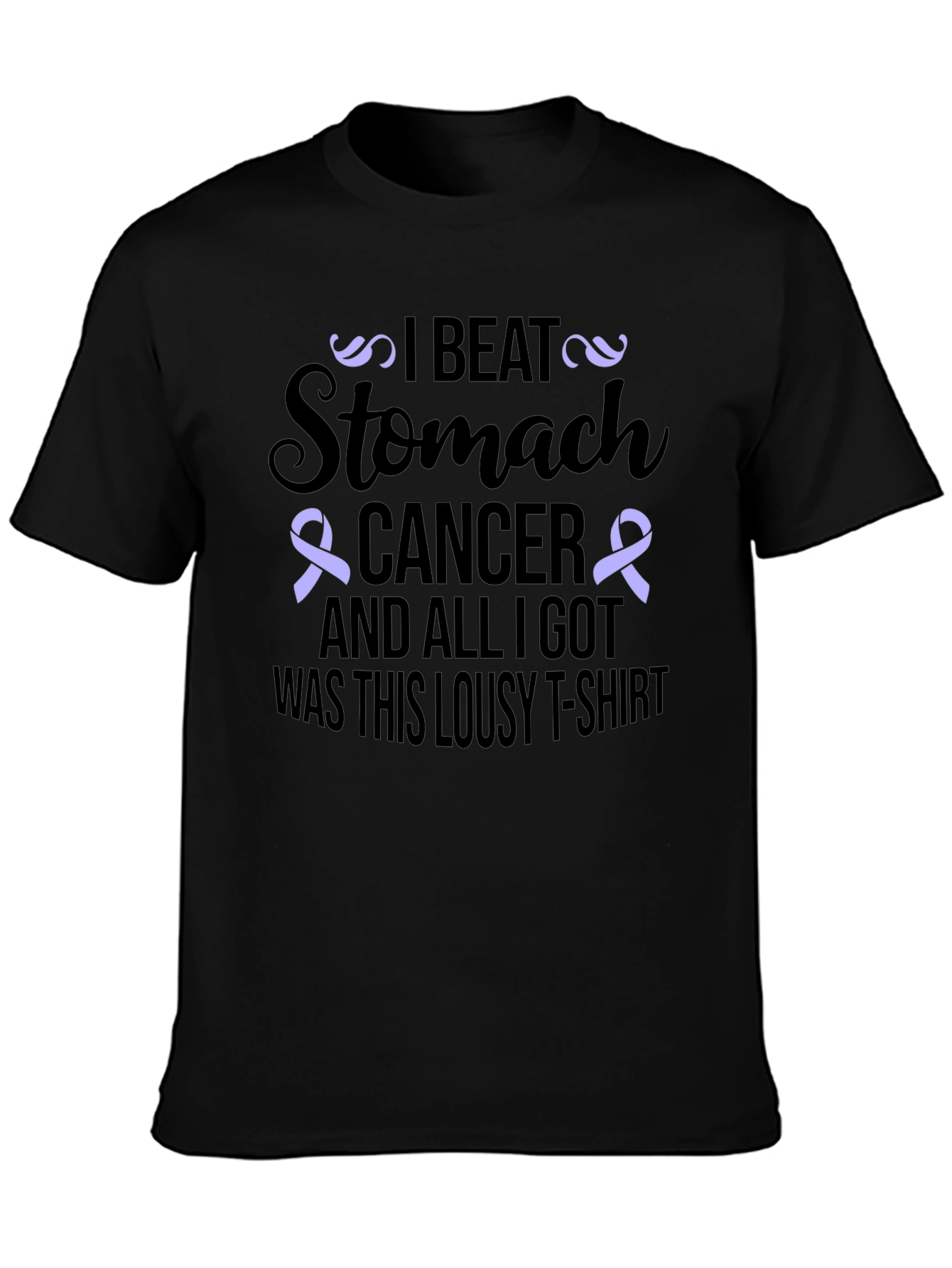 Stomach Cancer Awareness T-Shirt: I Beat Stomach Cancer