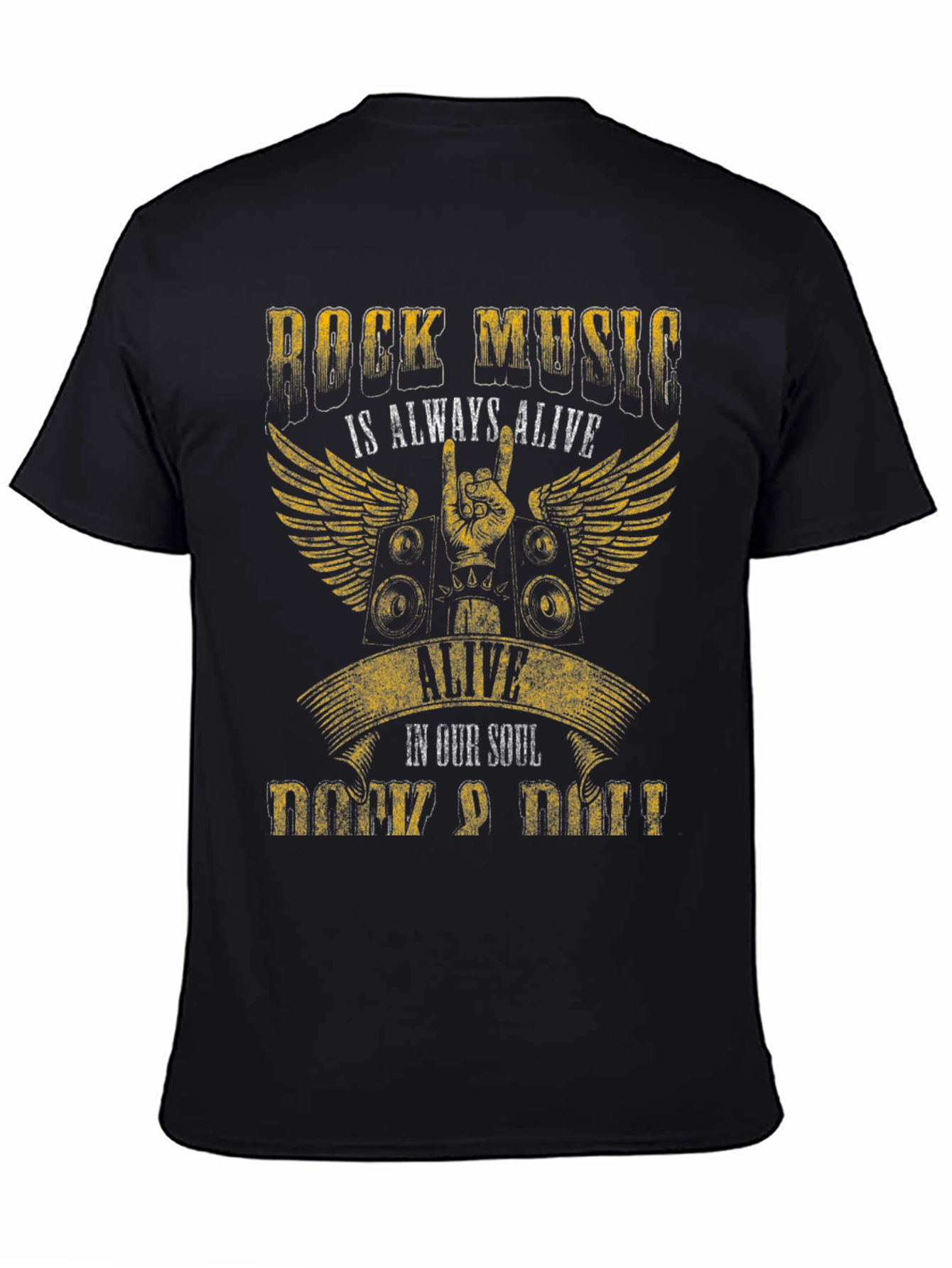 Rock Music T-Shirt - Always Alive in Our Soul