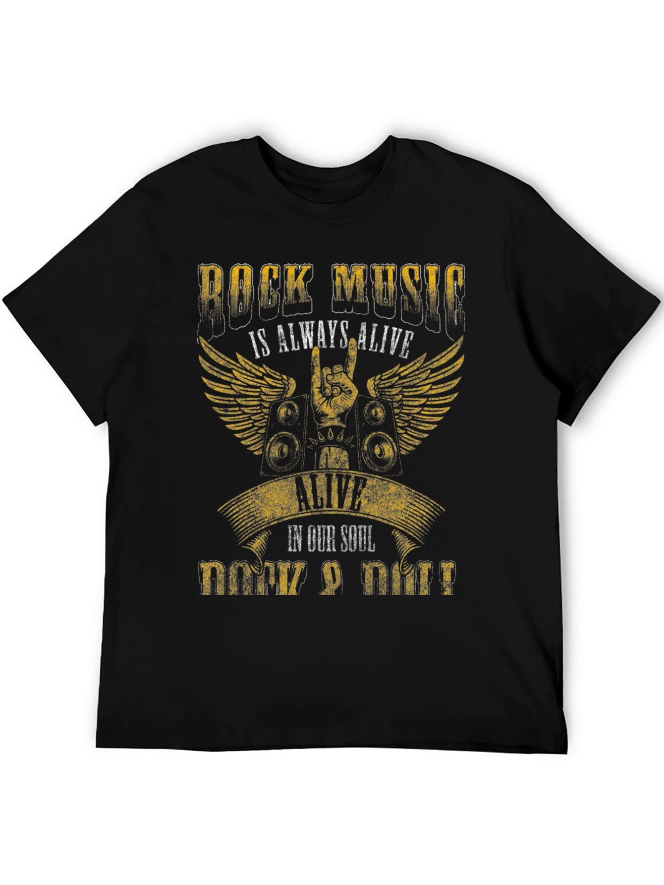 Rock Music T-Shirt - Always Alive in Our Soul