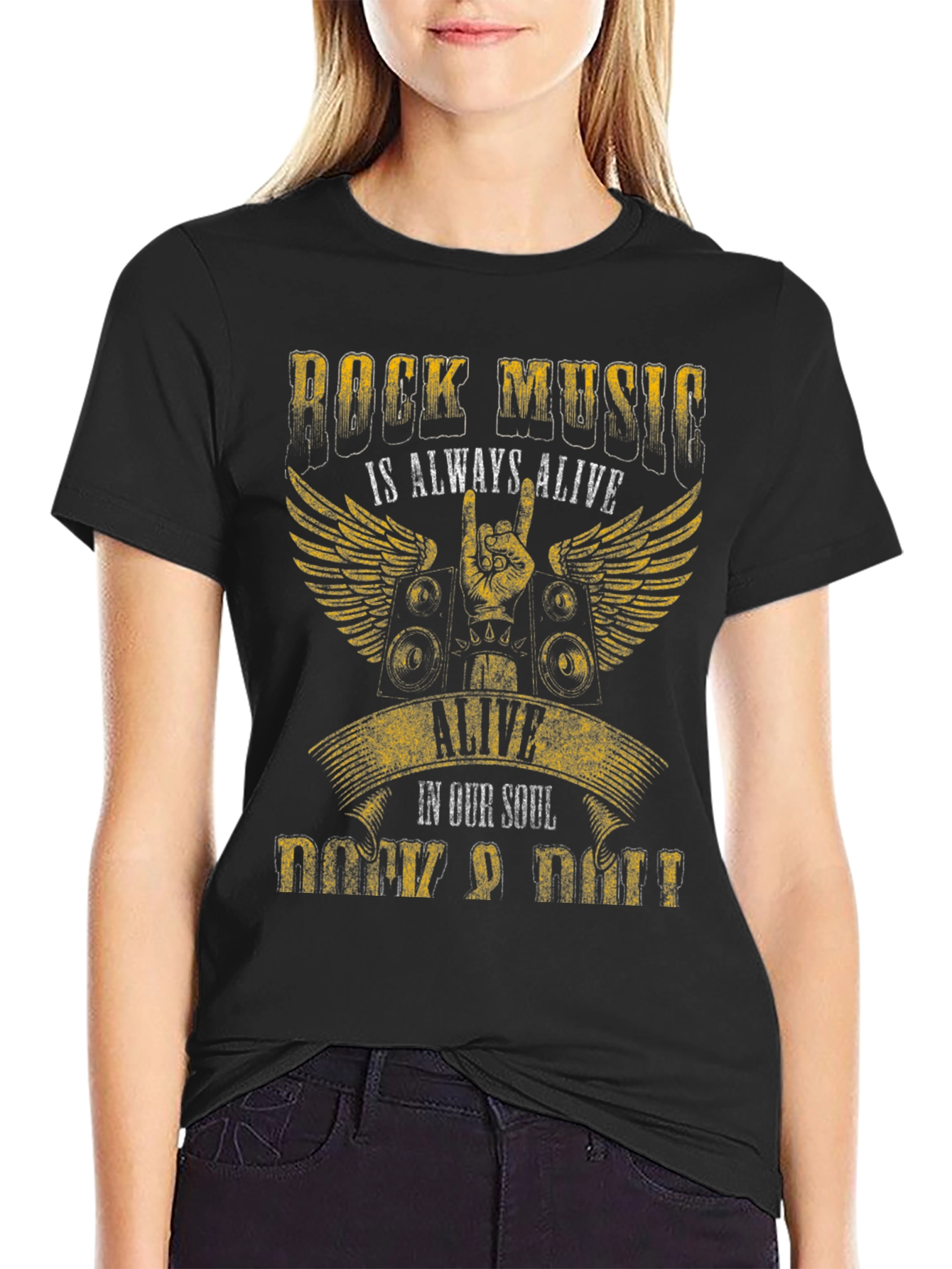 Rock Music T-Shirt - Always Alive in Our Soul