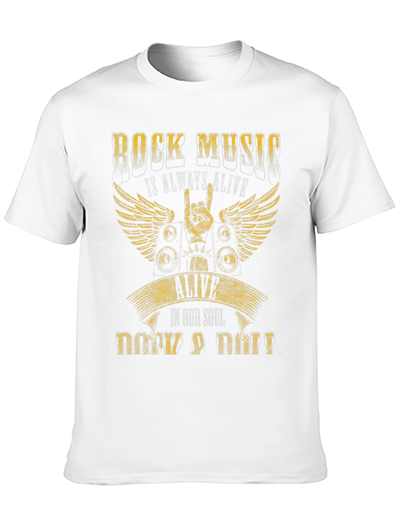 Rock Music T-Shirt - Always Alive in Our Soul