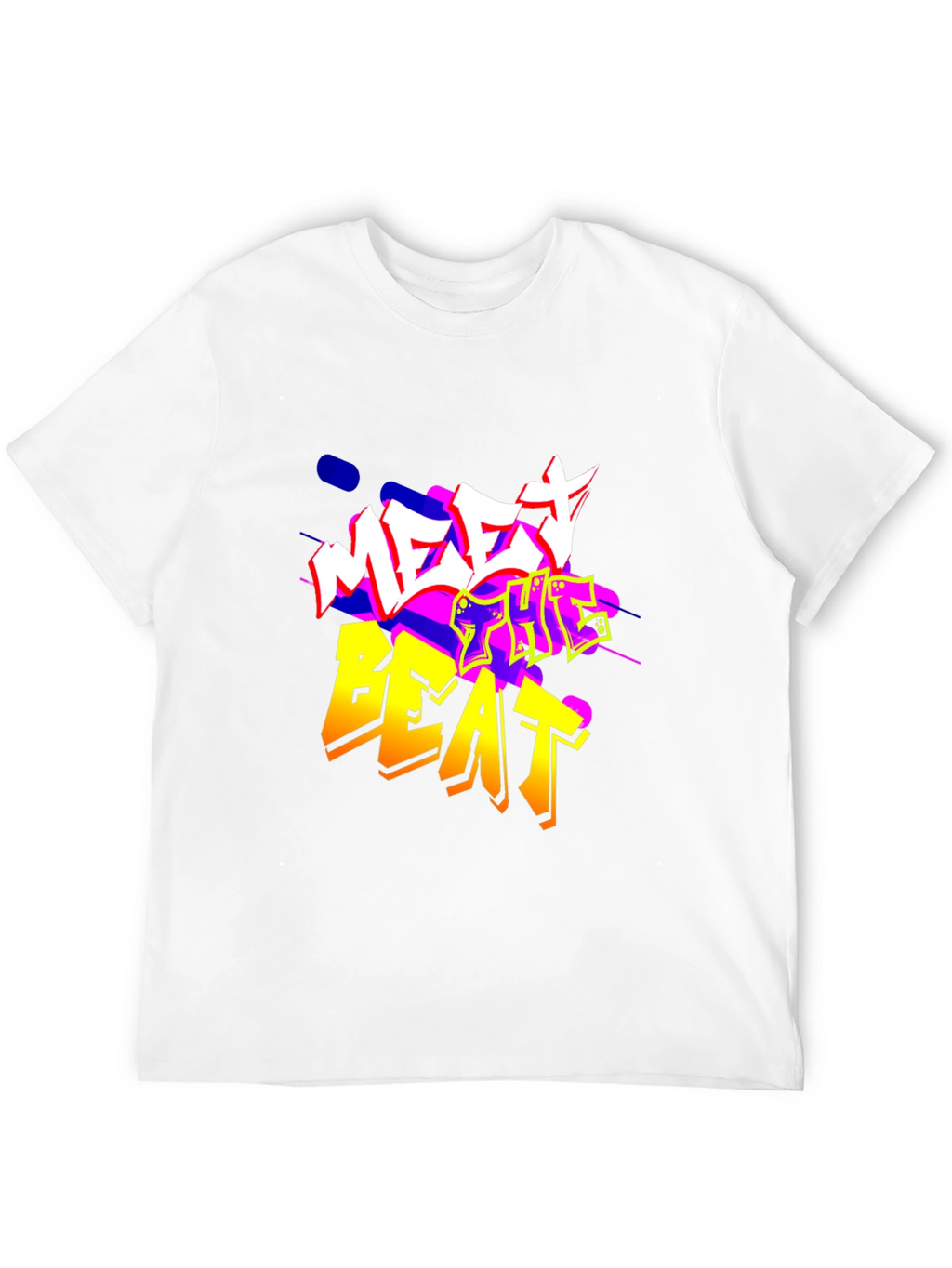 Meet The Beat Black Graphic Tee