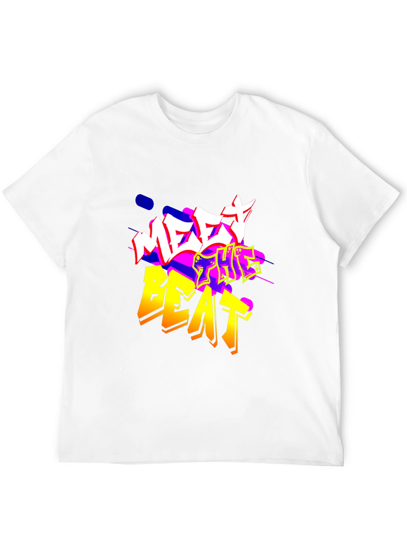 Meet The Beat Black Graphic Tee