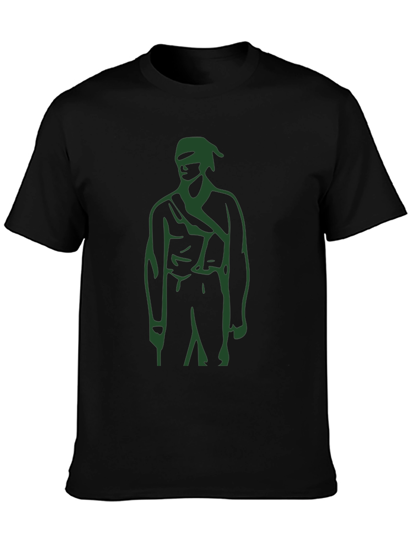 Graphic Tee: Retro Soldier Design