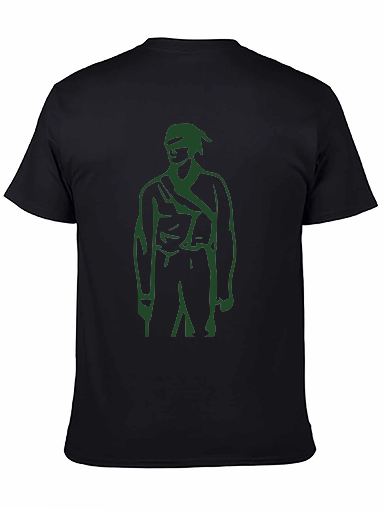 Graphic Tee: Retro Soldier Design