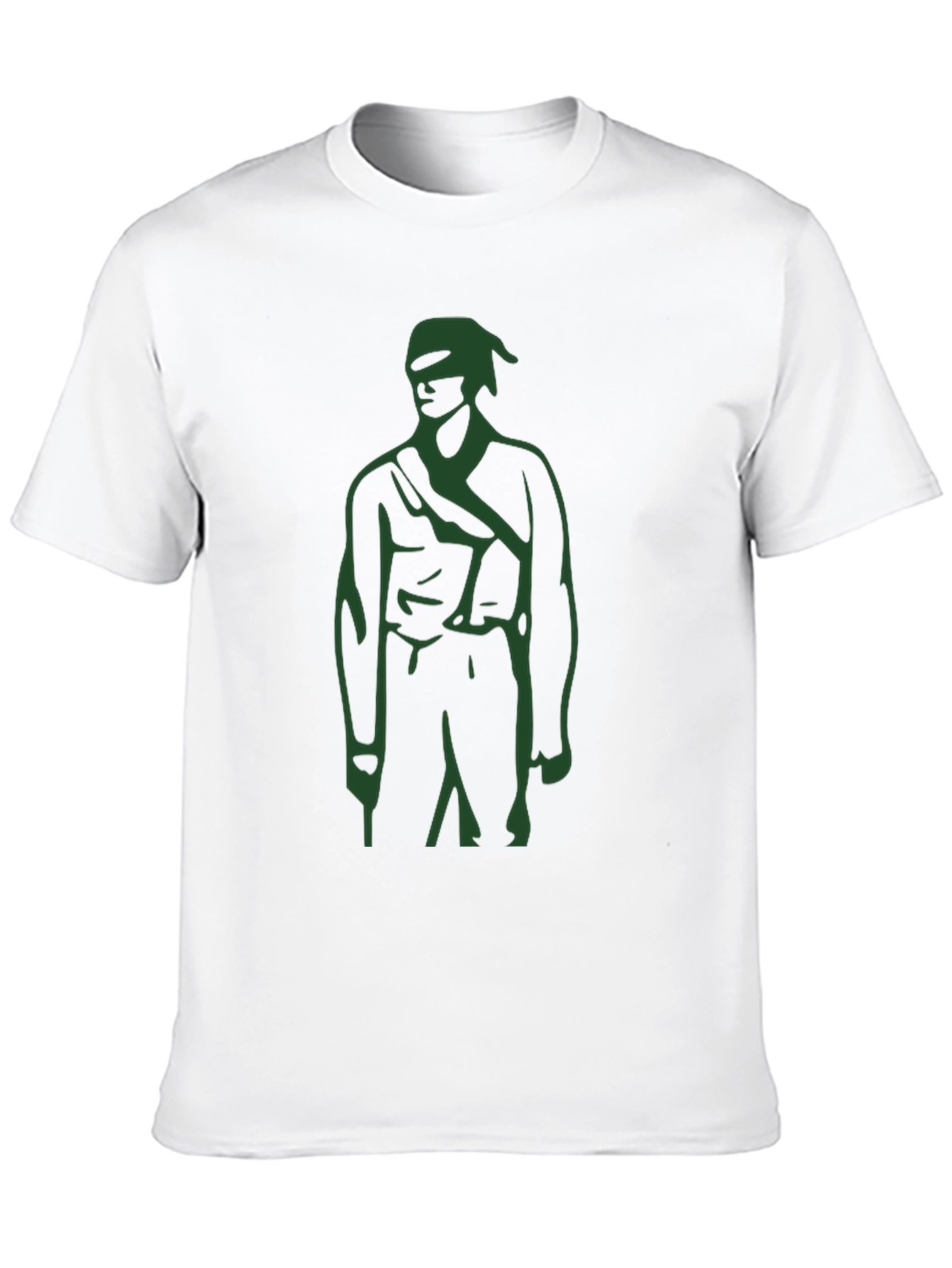 Graphic Tee: Retro Soldier Design