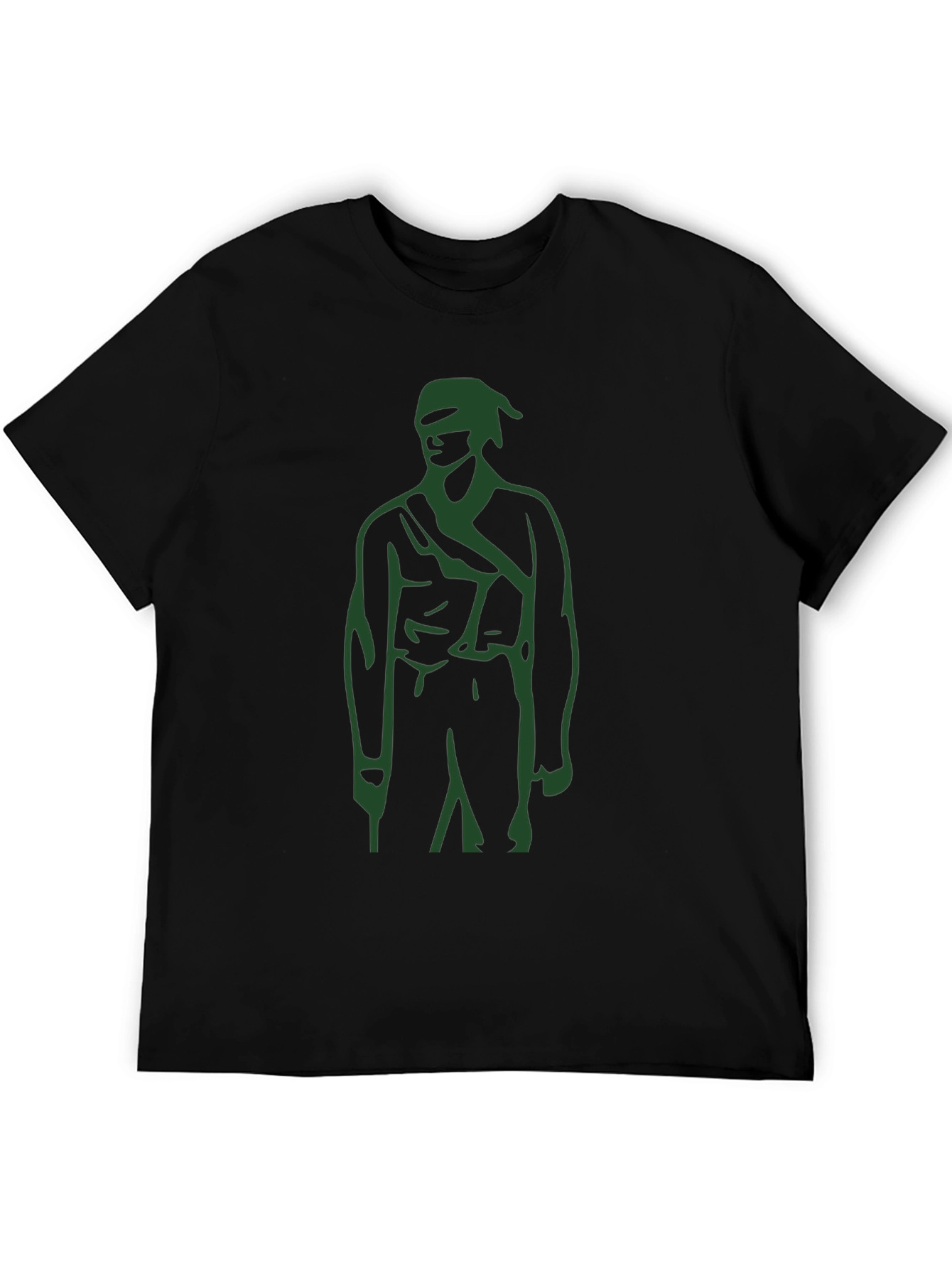 Graphic Tee: Retro Soldier Design
