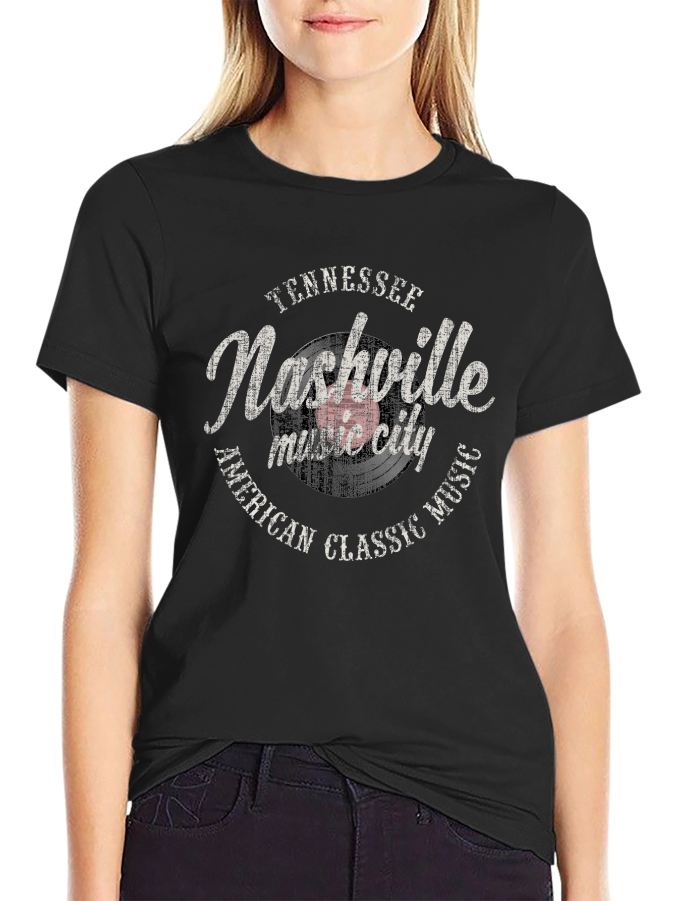 Nashville Music City T-Shirt - American Classic Tee