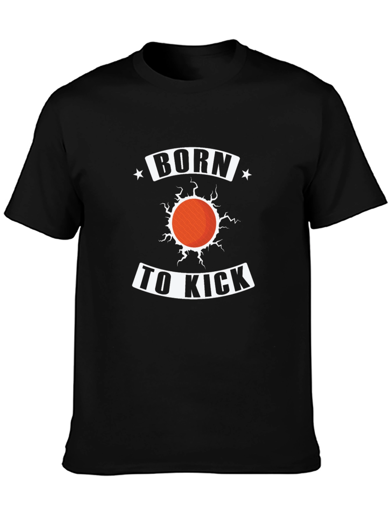 Born to Kick Black Graphic Tee