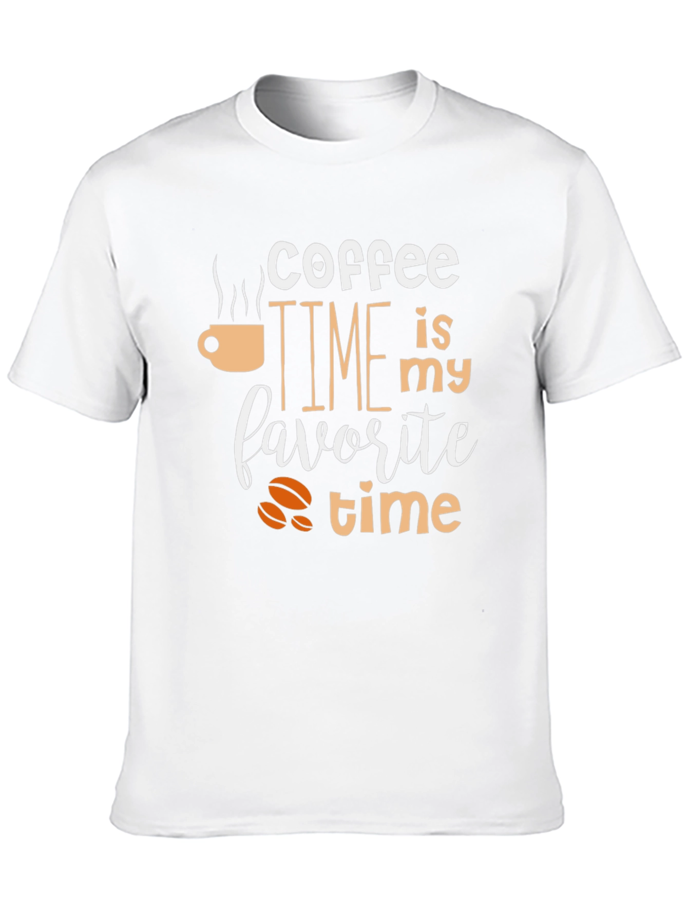 Coffee Time T-Shirt - Black Graphic Tee