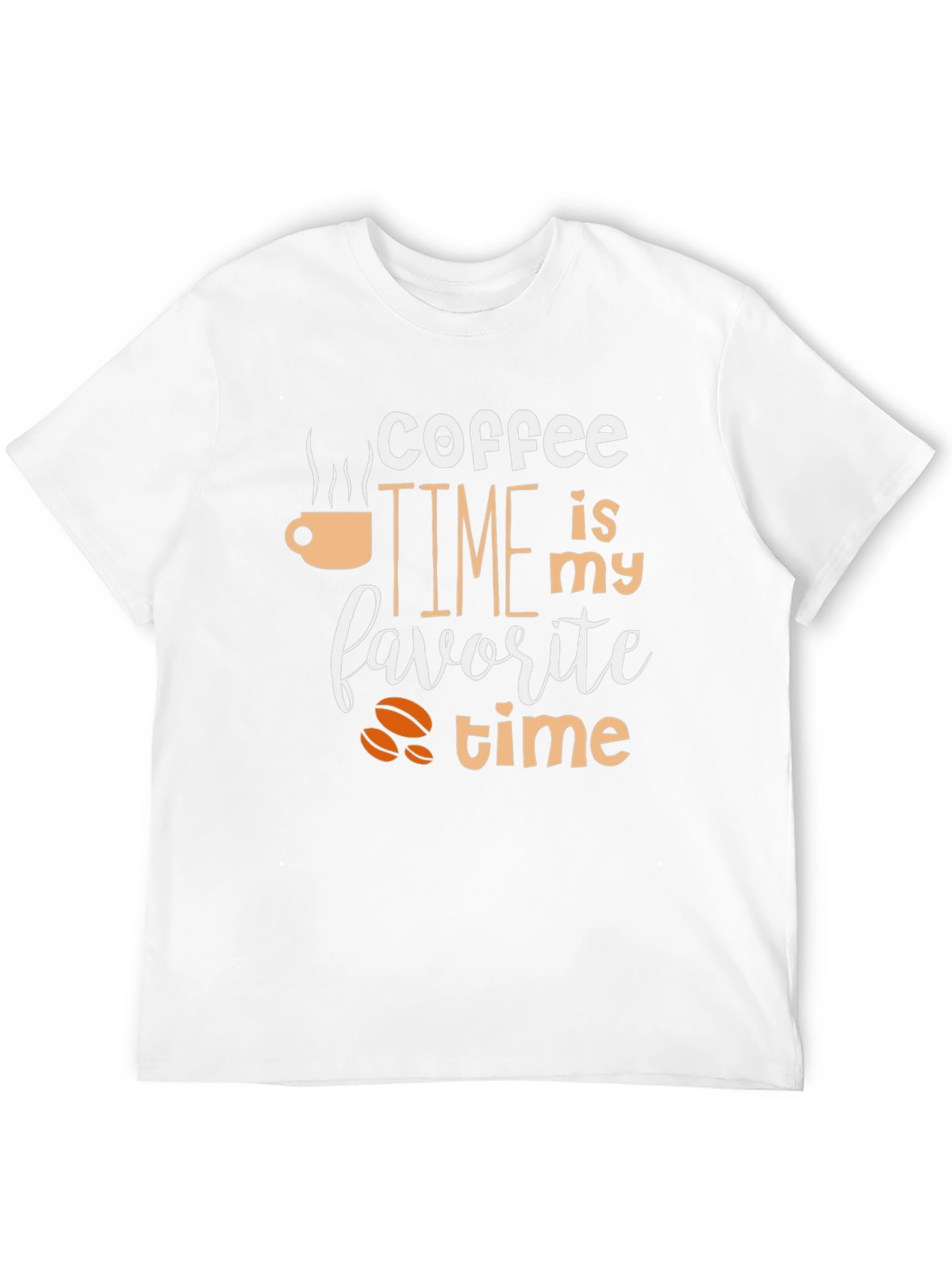 Coffee Time T-Shirt - Black Graphic Tee