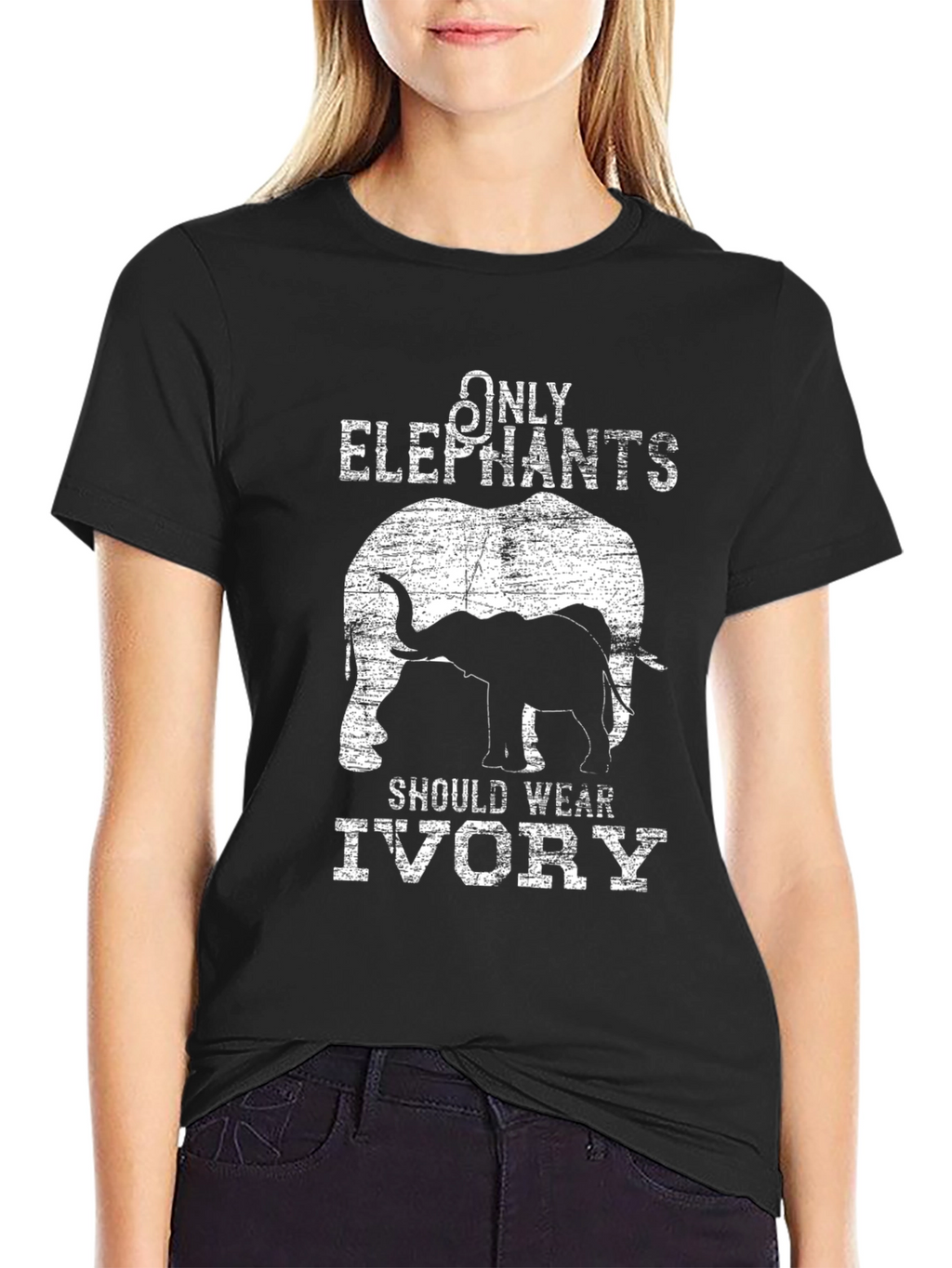 Only Elephants Should Wear Ivory T-Shirt