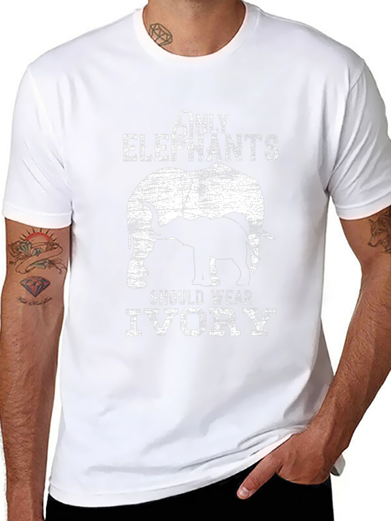 Only Elephants Should Wear Ivory T-Shirt