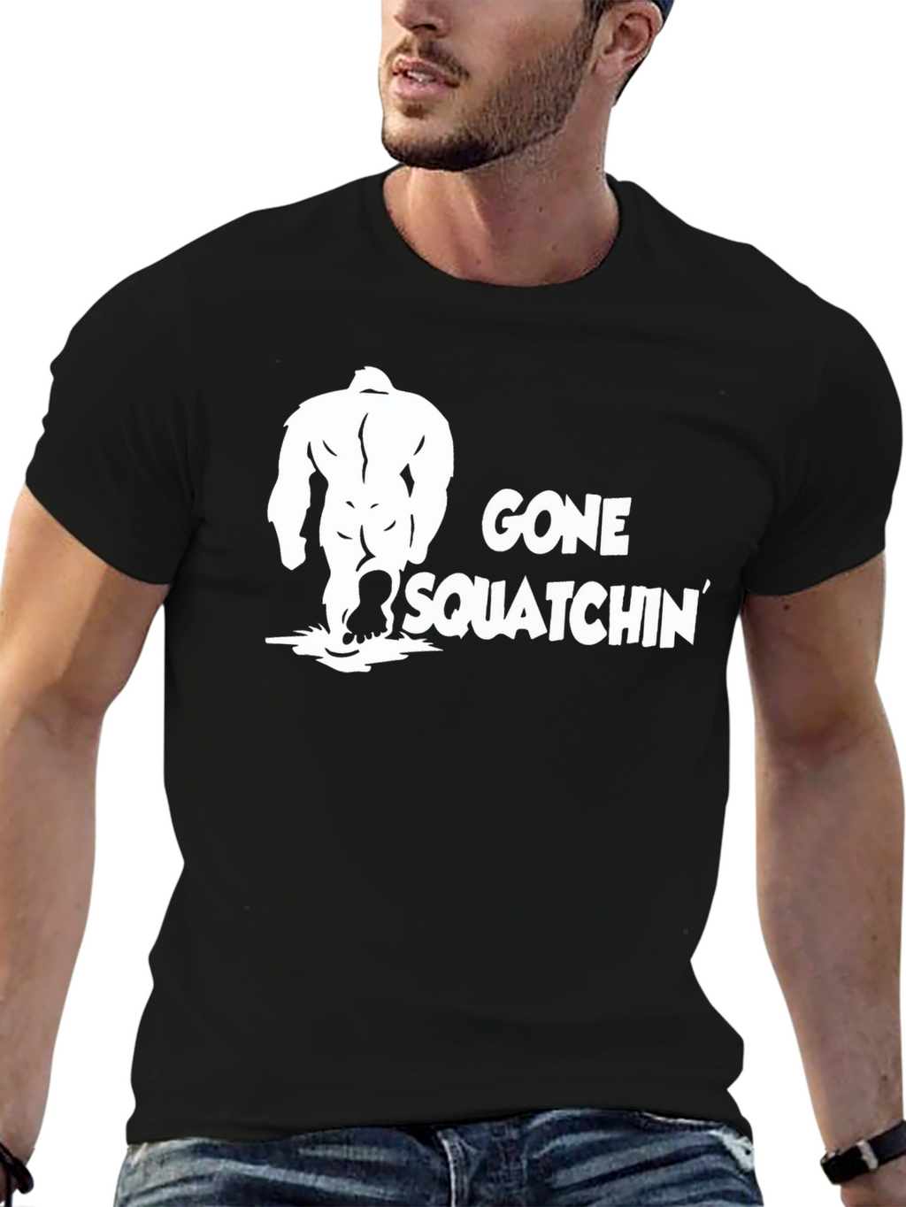 Gone Squatchin T-Shirt - Bigfoot Adventure