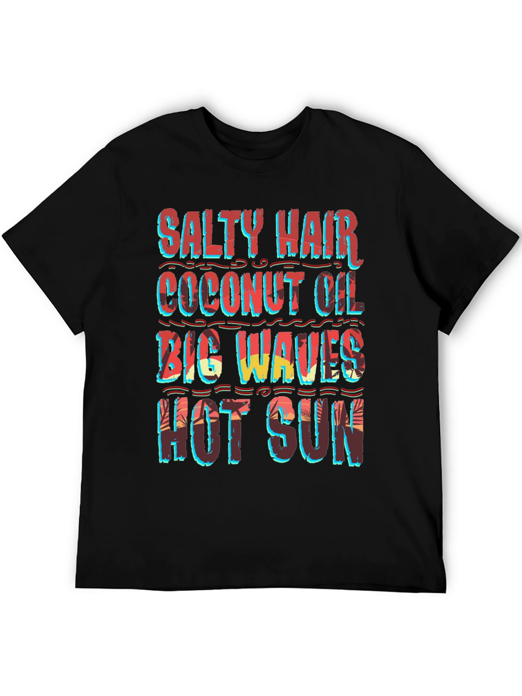 Salty Hair Coconut Oil Graphic Tee