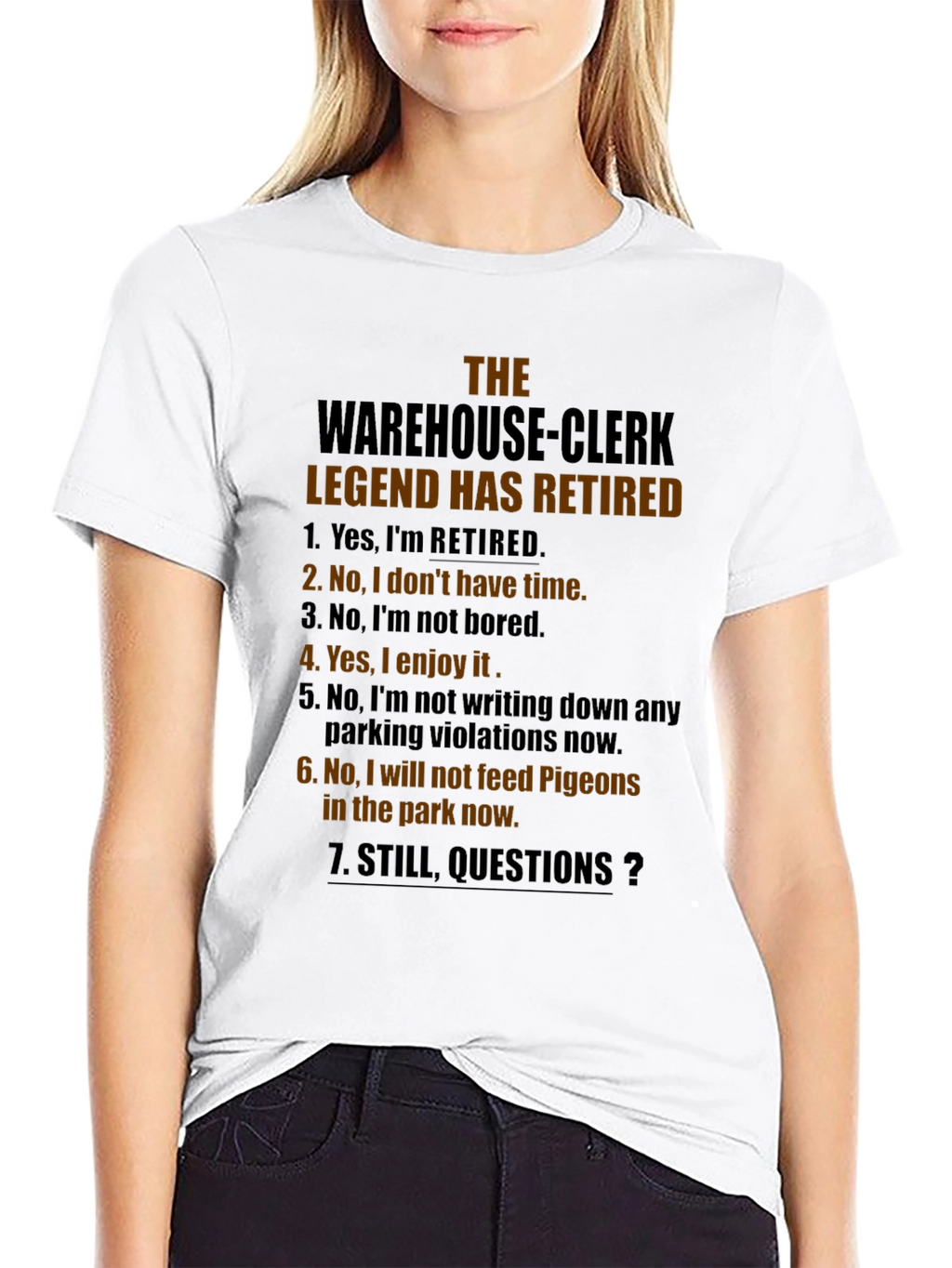 Warehouse Clerk Legend Retired Graphic Tee