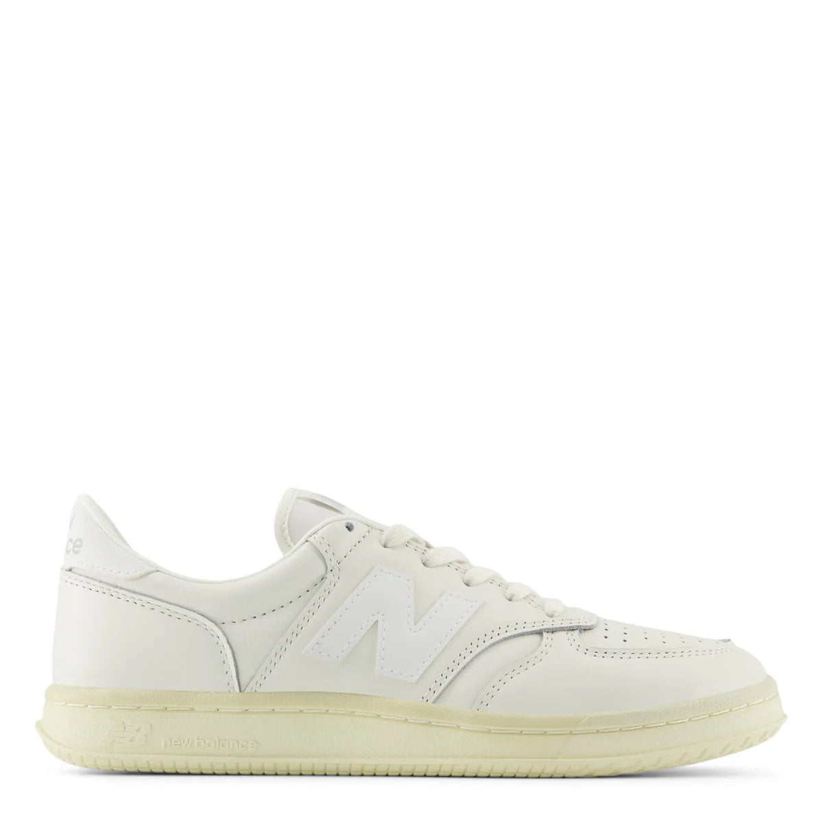 New Balance T500 in Sea Salt with White and Angora