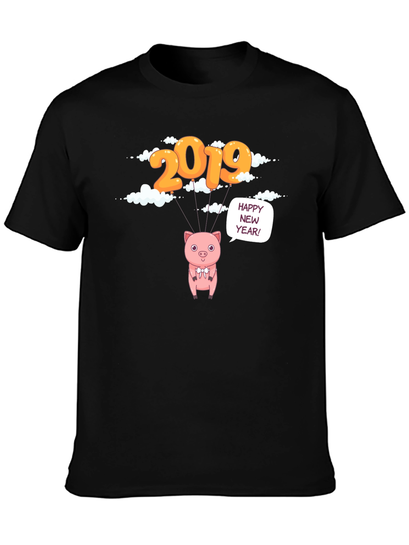 2019 Pig Happy New Year T-Shirt
