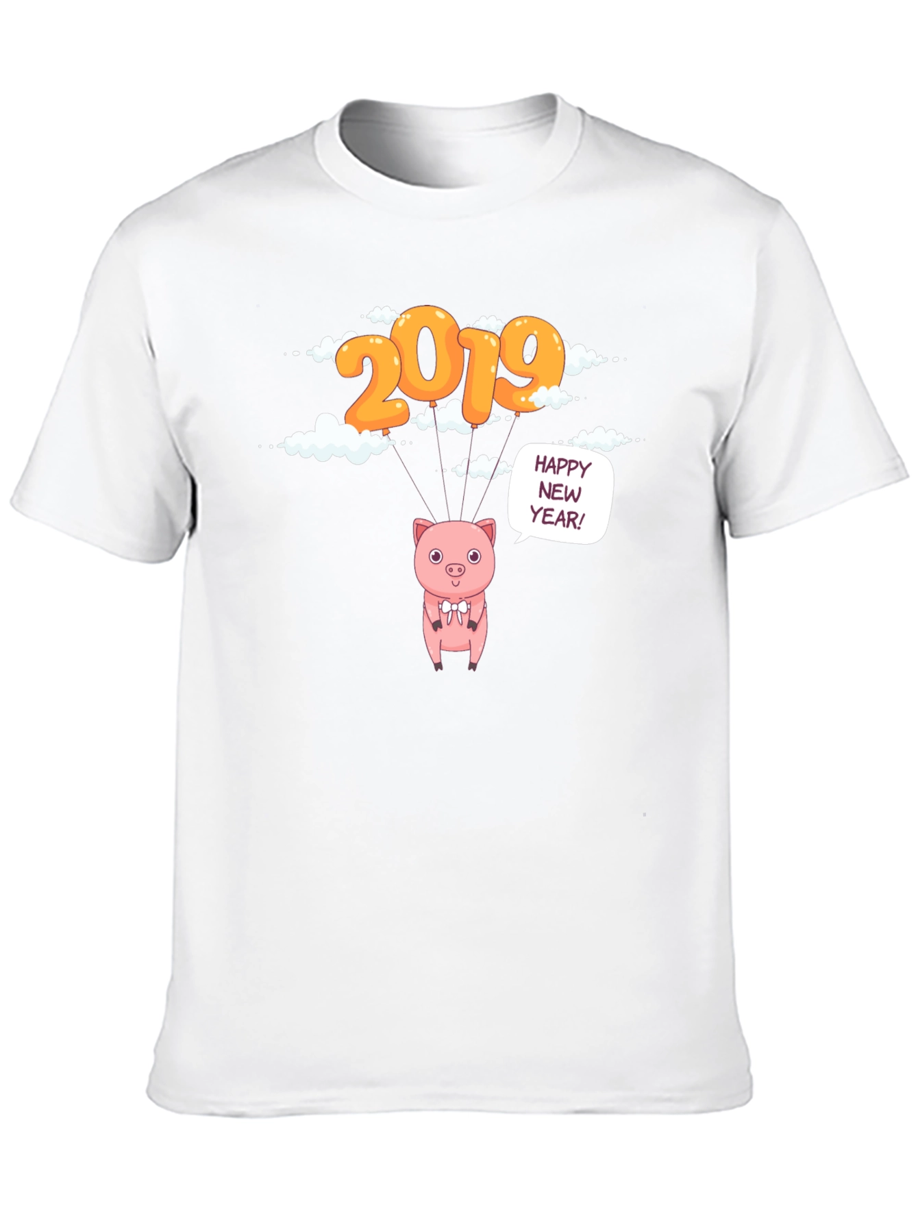 2019 Pig Happy New Year T-Shirt