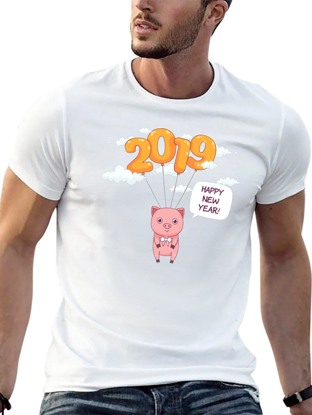 2019 Pig Happy New Year T-Shirt