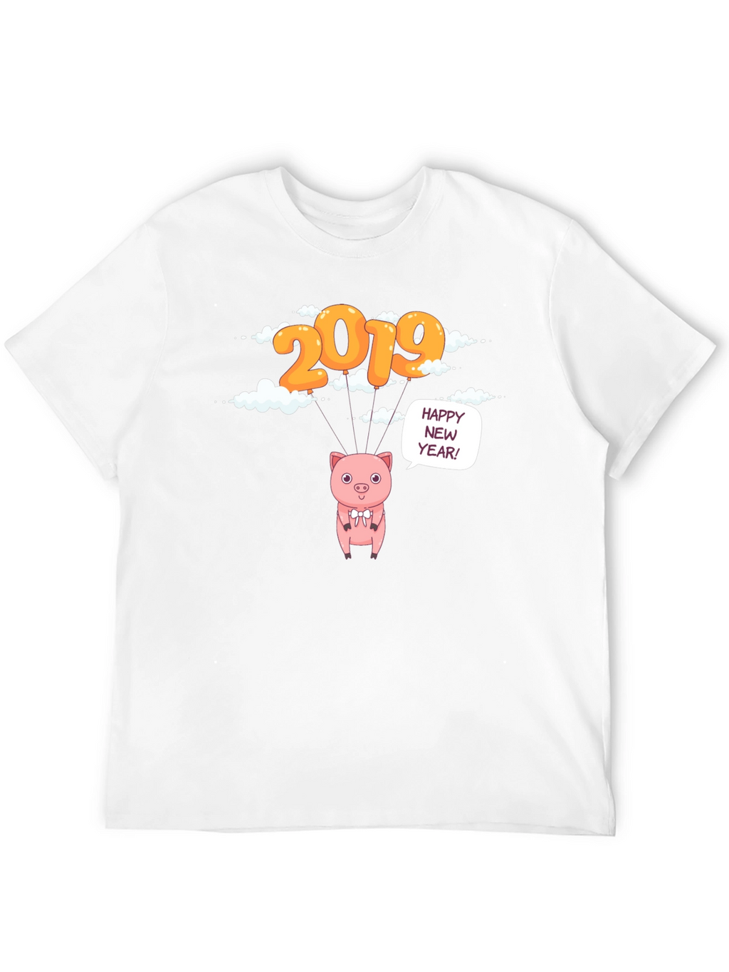 2019 Pig Happy New Year T-Shirt